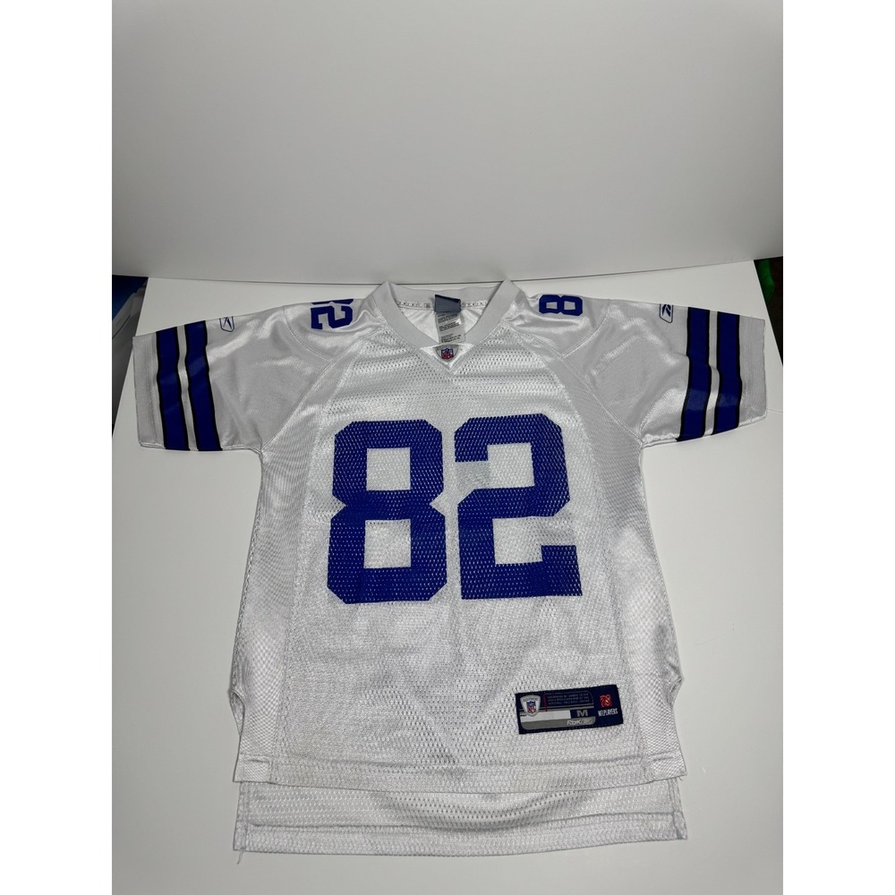 Dallas Cowboys #82 Jason Witten Jersey Boys Medium Gray NFL Reebok Raglan Sleeve